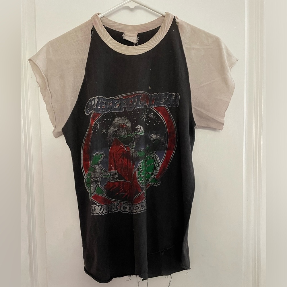 Vintage Grateful Dead Band Tee Cut Off Sz S
